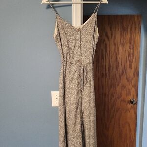 Black and White Print Women's Dress